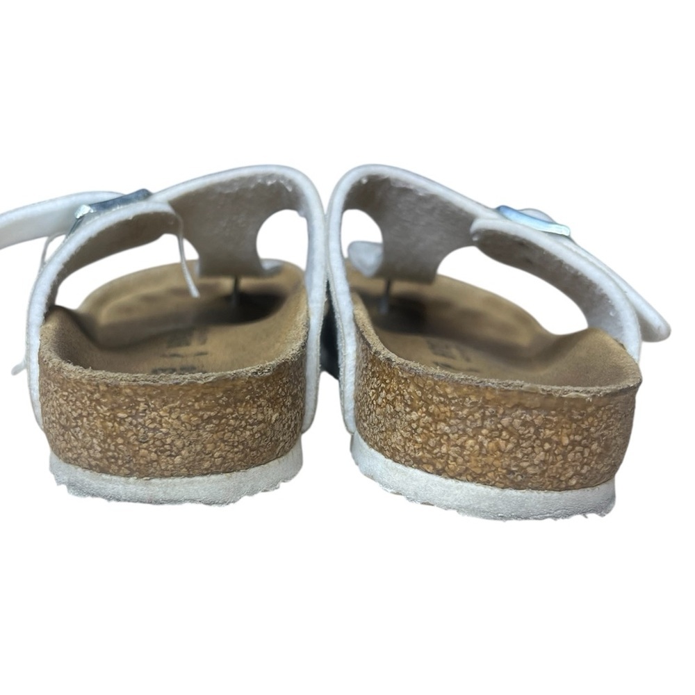 Birkenstock Girls size 33 Holgraphic Thong Slip On Hard Bottom - Picture 7 of 9